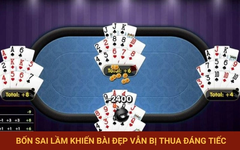 Những lỗi xếp bài Mậu Binh thường gặp